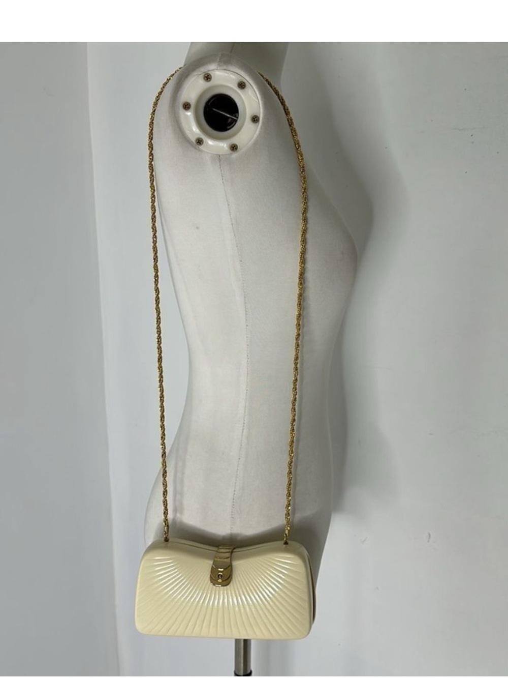 Vintage Saks Fifth Ave Italy Lucite Clutch Purse